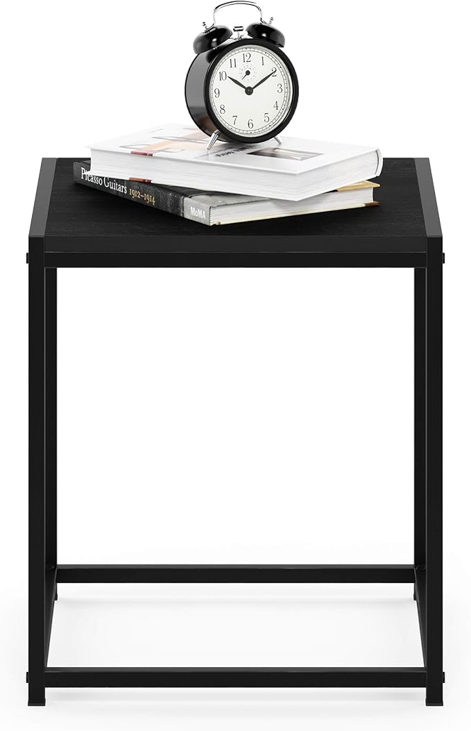 FURINNO Camnus Modern Living End Table, 1 Tier, Metal Frame - Image 4