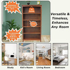 International Concepts, Solid Wood Bookcase 60" High, Adjustable Shelves - Image 4