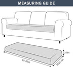 Stretch Cushion Cover, Soft Velvet Plush Cushion Slipcovers Loveseat Sofa - Image 7