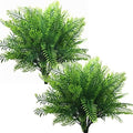 CATTREE Artificial Shrubs, 8pcs Plastic Plants Bamboo Grass Fake Green Bushes Greenery Leaves Wedding Indoor Outdoor Home Garden Verandah Office Table Centerpieces Arrangements Decoration by CATTREE