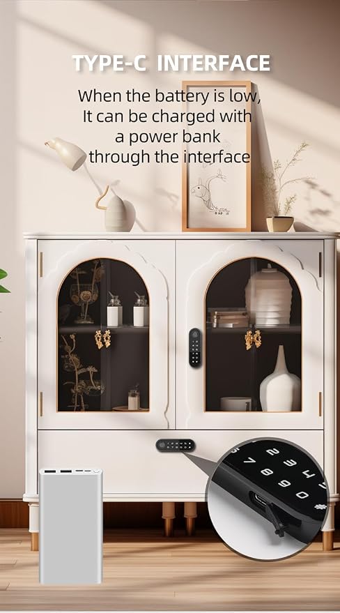 Waterproof Smart Fingerprint Cabinet Lock - Image 9