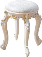 Vintage Vanity Stool Vanity Chair, Round & Rectangular Makeup Stool, Cute by Unknown
