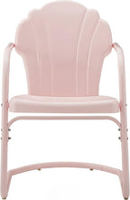 Crosley Furniture Tulip 2-Piece Outdoor Chair Set, Retro Metal Patio Chairs - Image 4
