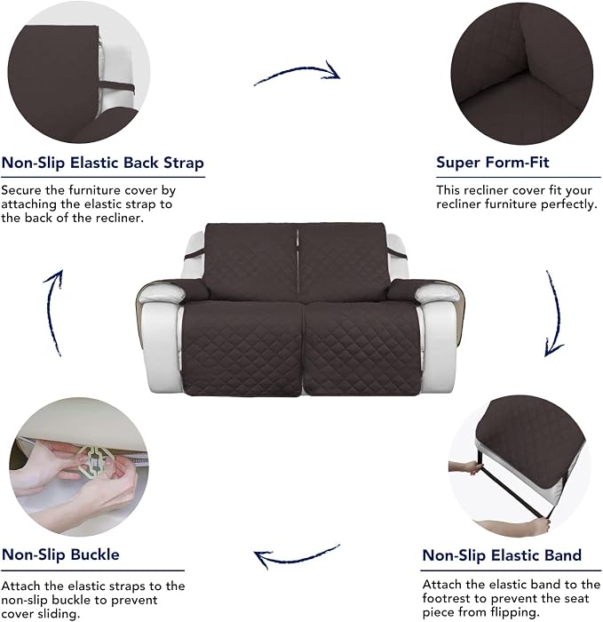PureFit Water Resistant Reversible Sofa Cover - Image 4