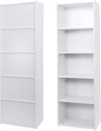 5 Tier Open Bookshelf, 52 Inch Bookcase Storage Rack - Image 5