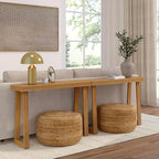 Plank+Beam Solid Wood Console Table, 46 Inch, Sofa Table, Narrow Entryway Table - Image 5