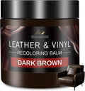 Leather Recoloring Balm and Scratch Repair Kit, Dark Brown Leather Restorer by SHABEIBEI