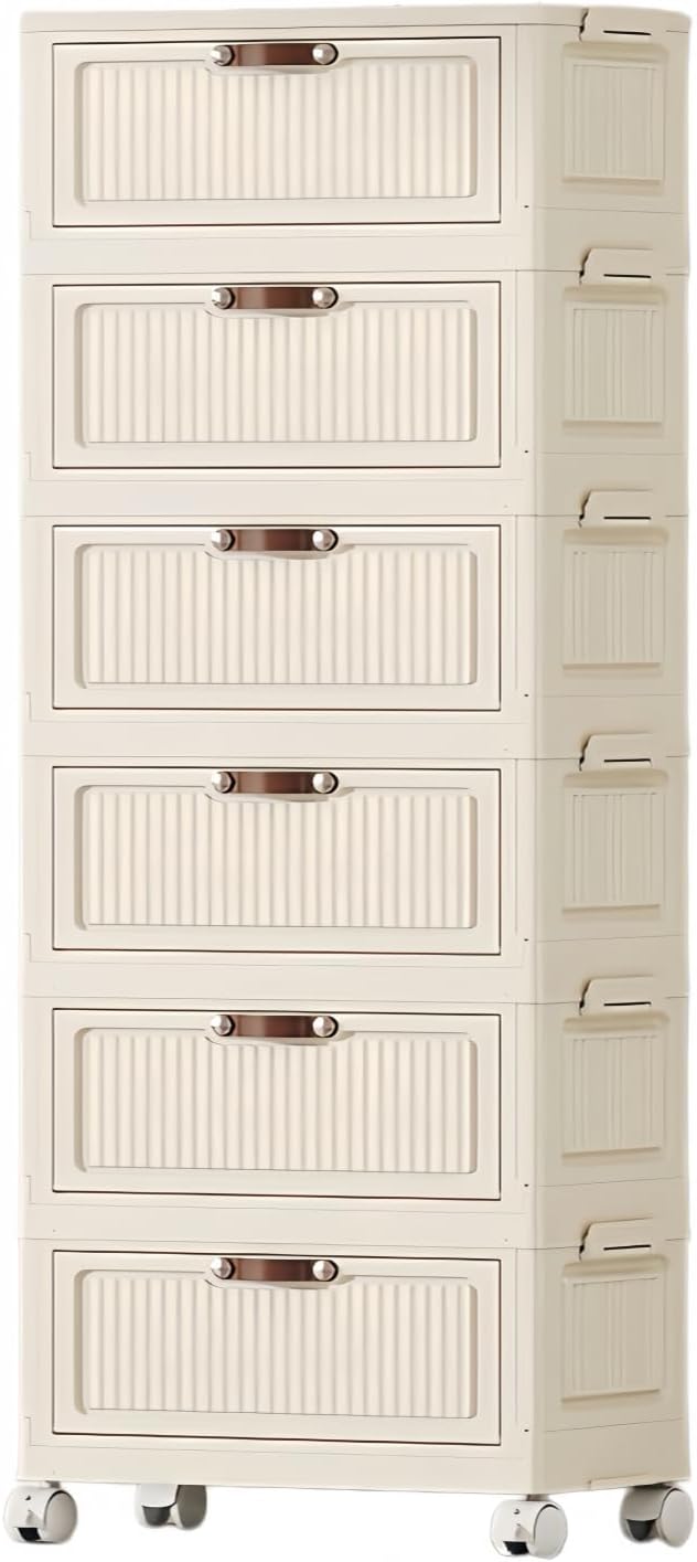 6-Tier Foldable Storage Cabinet by FoldTrend