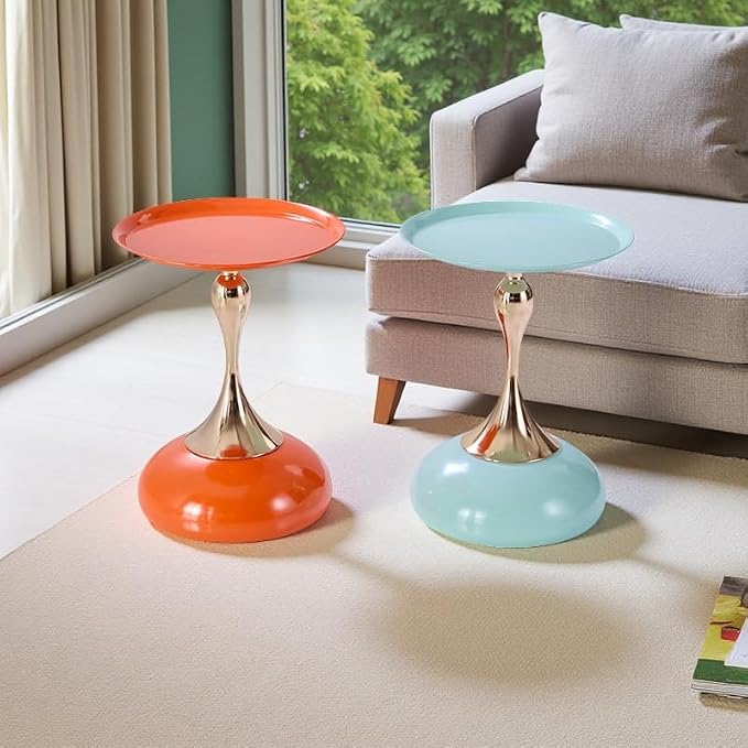 2-Pack Sleek Hourglass Side Table - Image 5