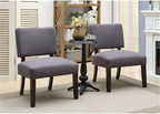 BOWERY HILL 3-Piece Wood Accent Table and Chair Set, Transitional Style - Image 2