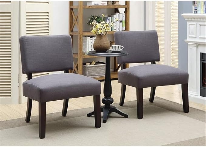 BOWERY HILL 3-Piece Wood Accent Table and Chair Set, Transitional Style - Image 2
