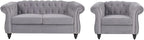 RARZOE 2 Pieces Living Room Furniture - Image 4