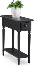 Coastal Solid Wood Narrow End Table by LeickFurniture