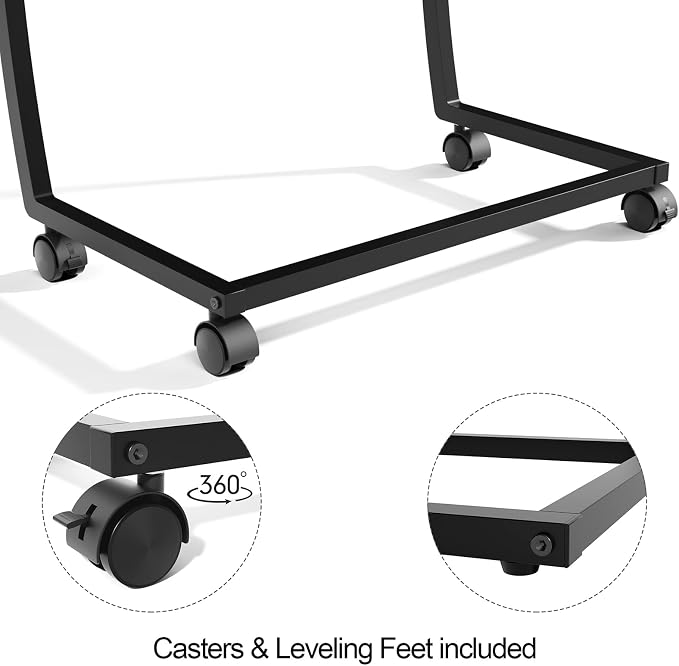 SRIWATANA Side Table, C-Shaped End Table - Image 5