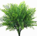 CATTREE Artificial Shrubs, Plastic Plants Bamboo Grass Fake Green Bushes Greenery Leaves Wedding Indoor Outdoor Home Garden Verandah Office Table Centerpieces Arrangements Decoration 4 Bunches by CATTREE