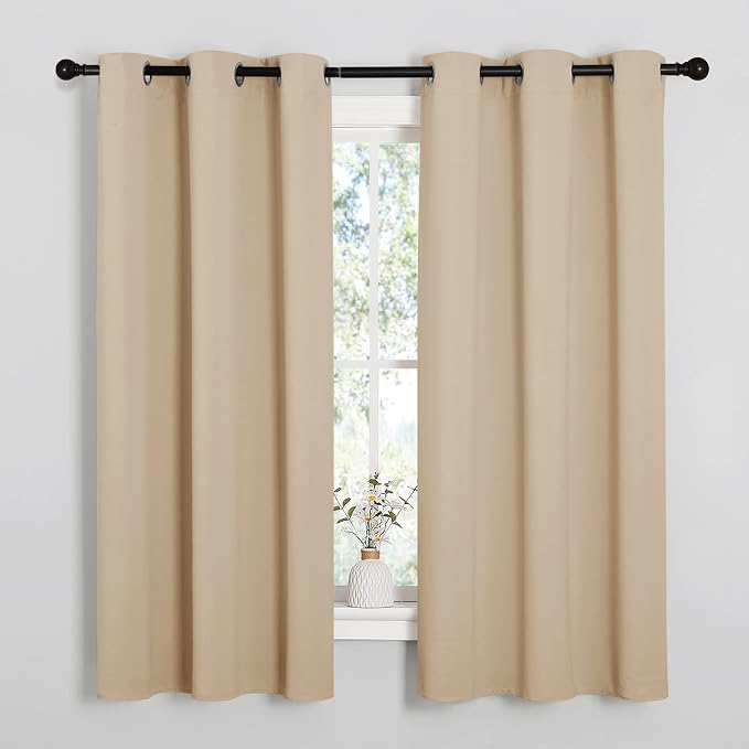 NICETOWN Room Darkening Draperies Window Curtain Panels, Thermal Insulated by NICETOWN
