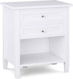 SIMPLIHOME Warm Shaker Bedside Table by SimpliHome