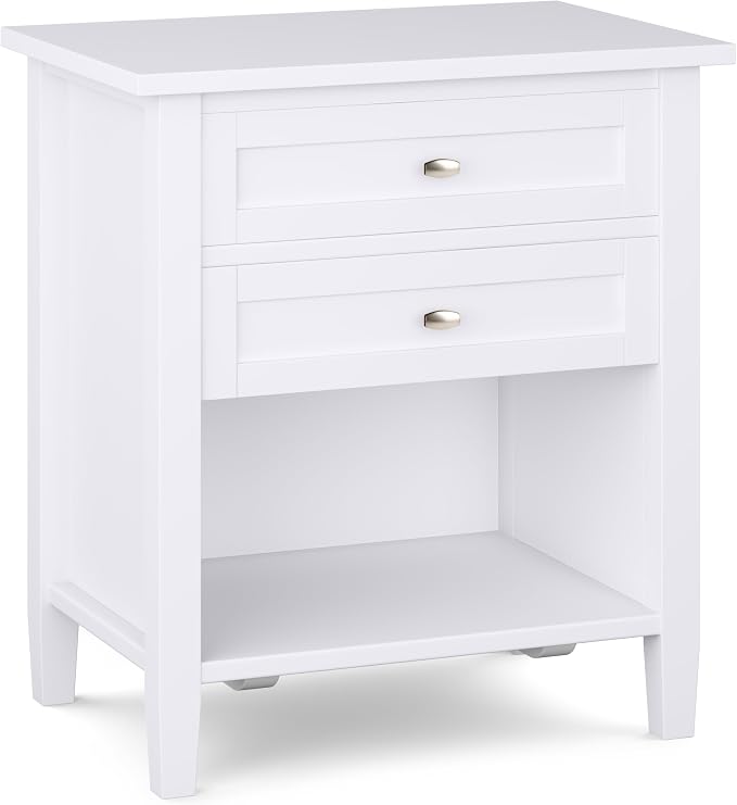 SIMPLIHOME Warm Shaker Bedside Table by SimpliHome