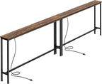 SUPERJARE 102.4 Inch Sofa Table by SUPERJARE