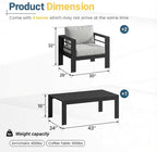 Solaste Aluminum Patio Furniture Set - Image 2