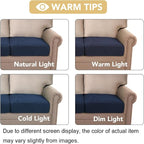 H.VERSAILTEX Super Stretch Individual Seat Sofa Covers Slipcover Sets Thick - Image 7