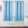 Sky Blue Blackout Curtains/42 x 63 Inch Length Kids Curtains/Set of 2 Panels by Lemomo