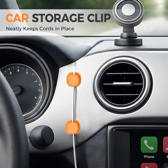 6 Pack Cord Organizer Holder, 2026 New Adjustable Cable Organizer Clips - Image 5