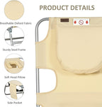 Outsunny Folding Beach Lounge Chair - Image 6