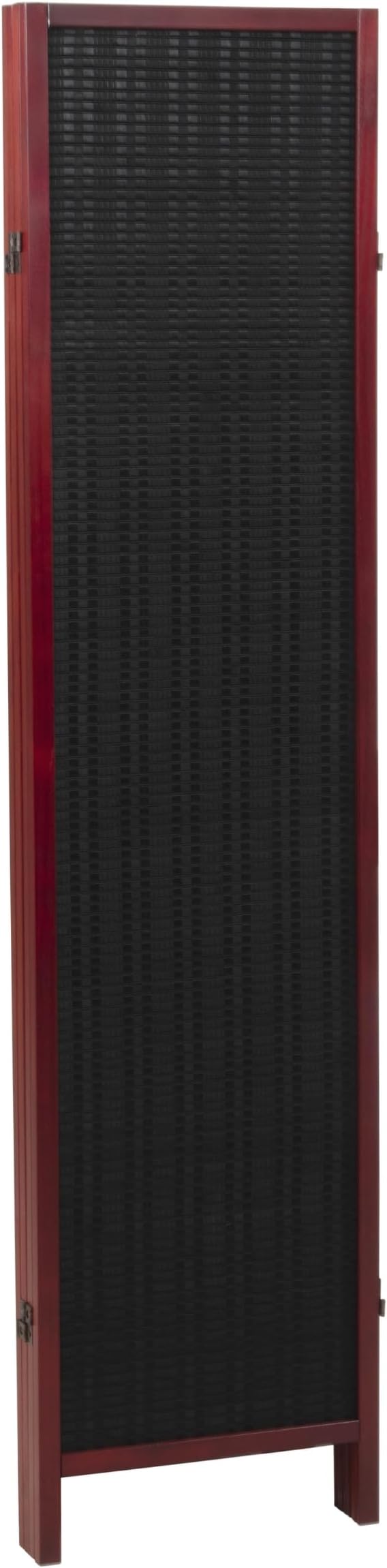 Roundhill Furniture Inkwell 4-Panel Bamboo Room Divider, Folding Portable - Image 8