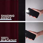 SimpleHome Burgundy Red 100% Blackout Curtains Room Darken Living Room 84 | - Image 4