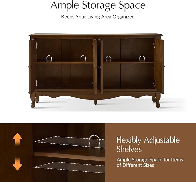 HULALA HOME Sideboard Buffet Cabinet - Image 3