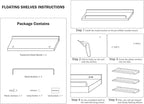 RYOFOBETTO Floating Shelves for Wall Decor, Living Room, Picture Frames - Image 7