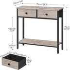 HOOBRO 29.5" Narrow Console Table - Image 3
