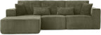 110" Cloud Sectional Couch, Modular Sectional Sofa - Image 6