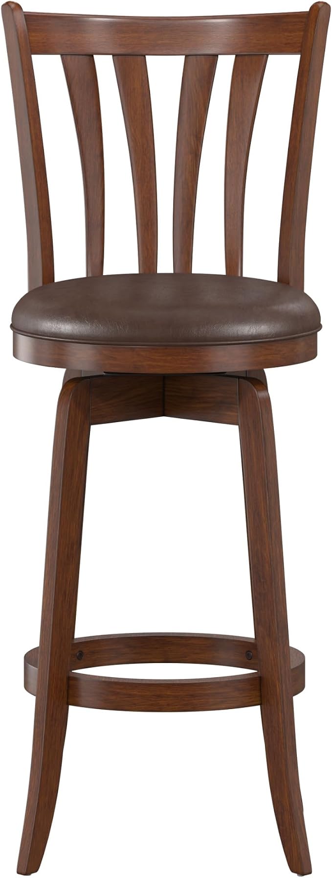 Hillsdale 29.5" Savana Wood Swival Bar Height Stool - Image 11