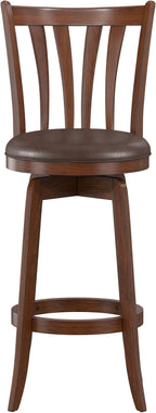 Hillsdale 29.5" Savana Wood Swival Bar Height Stool - Image 11