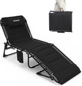 Oversized Padded Outdoor Folding Lounge Chair by WKFAMOUTCAMP