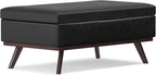 SIMPLIHOME Owen Lift Top Coffee Table Storage Ottoman - Image 7