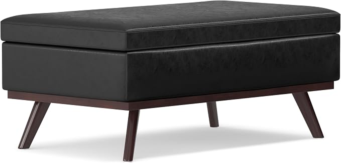 SIMPLIHOME Owen Lift Top Coffee Table Storage Ottoman - Image 7