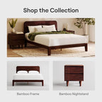 Nectar Bamboo Platform Bed Frame & Headboard - Image 8