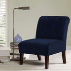 H.VERSAILTEX Armless Accent Chair Covers Thick Velvet Armless Chair Slipcovers - Image 2