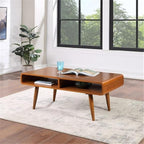 Boraam Zebra Series Halmstad Coffee Table, Rich Walnut - Image 9