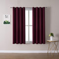 ChrisDowa Blackout Curtains for Bedroom and Living Room 45 Inches Long | 2 by ChrisDowa