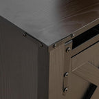 Black Farmhouse Entryway Table, Rustic Hallway Table - Image 6
