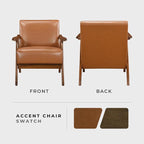 Lexicon Mid Century Modern Accent Chair - Image 4