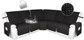 HDCAXKJ 100% Waterproof Reclining Sectional Couch Covers L Shape Recliner Sofa by HDCAXKJ