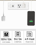 TUTOTAK End Table with Charging Station, Small Side Table with Outlets - Image 7