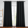 NICETOWN Black Out Curtains 96 inches Long, Grommet Thermal Insulated Blackout by NICETOWN