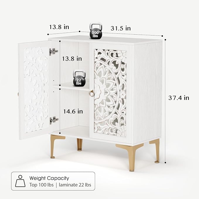JOINICE 31.5" Accent Storage Cabinet - Image 2