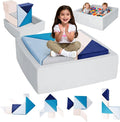 Tangram Puzzles modular kids play couch building fort, Children explorer sofa by VIXLONOutdoorSlowTime